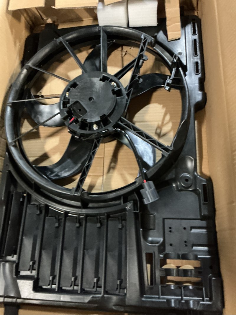 Condition photo showing Good Condition for Engine Radiator Cooling Fan Assembly Replacement for Chevy Cruze 2011-2016 Replacement for Buick Ver