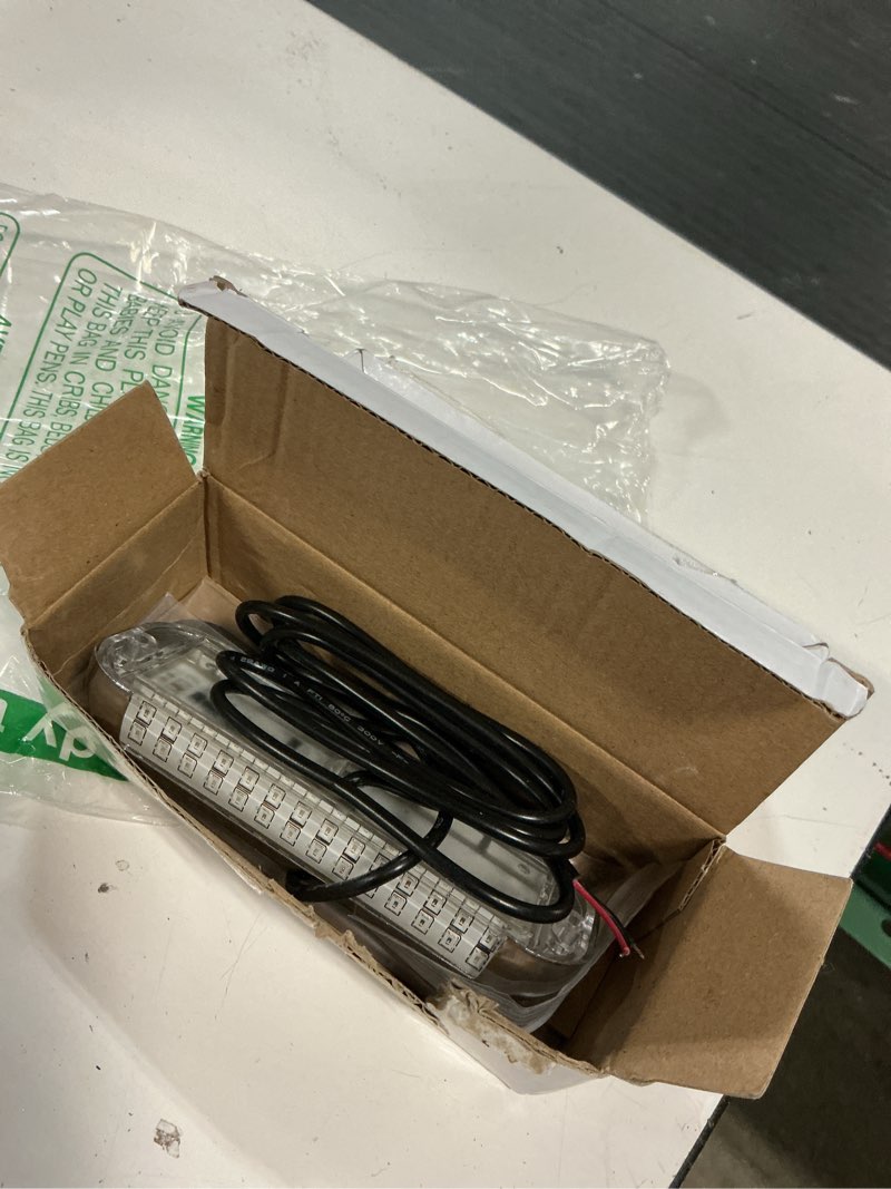 Condition photo showing Good Condition for basiker bs4 marine led underwater boat lights (2 x 3000lm 84led 180° blue) 10v-30v 316 stainless upgrade ip68 waterproof, surface mount for cruise ship yacht boat sailboat pontoon transom deck light bs4 bl 3000lm