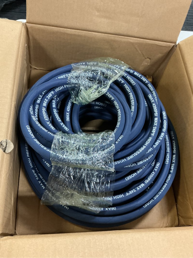 Condition photo showing Good Condition for hiprewapro pressure washer gun and hose kit, 4800psi steel-braided & durable - flexible & kink-resis