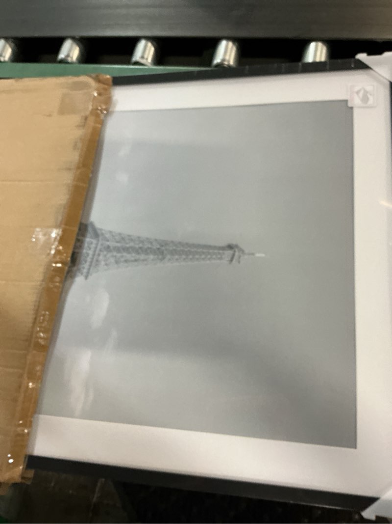 Condition photo showing New/Like New for upsimples 24x32 poster frame, display pictures 20x28 with mat or 24 x 32 without, wall hanging picture frames, black, 1 pack black 24x32