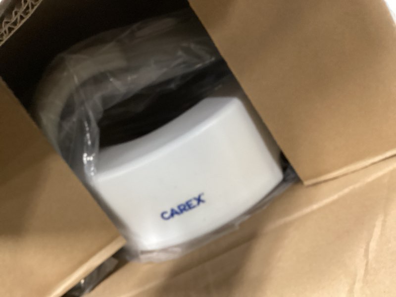 Condition photo showing Good Condition for Carex 3.5 Inch Raised Toilet Seat with Arms, Elongated Toilet Seat Riser, Up to 250 lbs Capacity, El