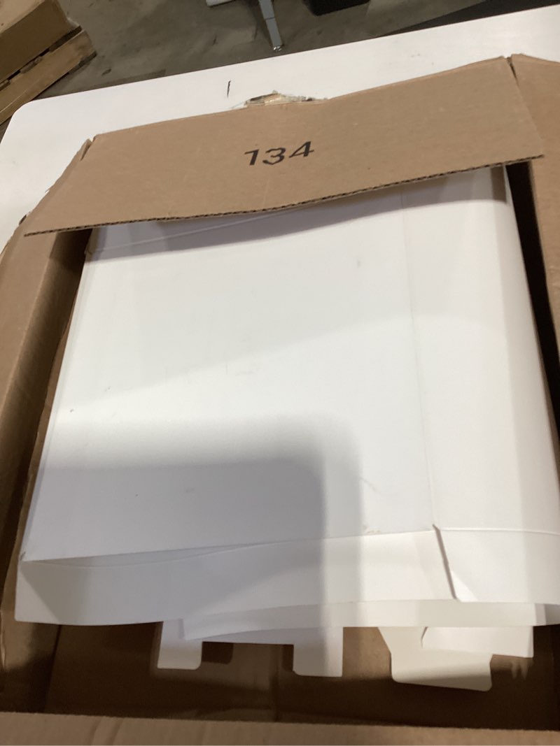 Condition photo showing As Is for surprise explosion flower gift box 10 * 10 * 14 inches- for marriage proposal birthday party christmas any surprise event (without flower) (white (only box))