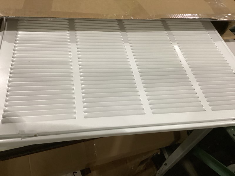 Condition photo showing Good Condition for Return Air Grille Vent Cover Grill for Wall and Ceiling,Air Return Vent Cover Fits Duct Opening 24"W x 18"H, HVAC A/C Cold Air Intake Grille 24''W×18''H