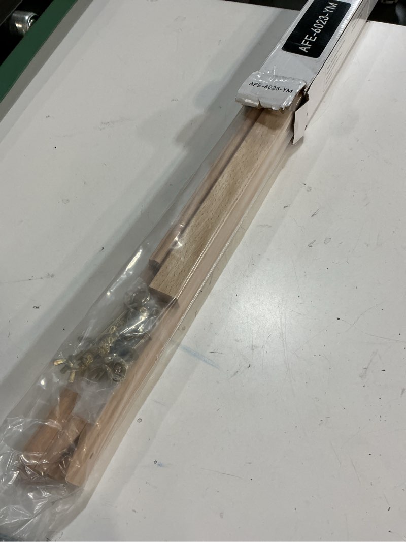 Condition photo showing Good Condition for meeden wood easel stand for display: wooden tripod for poster board - wedding easel standing for welcome sign natural color