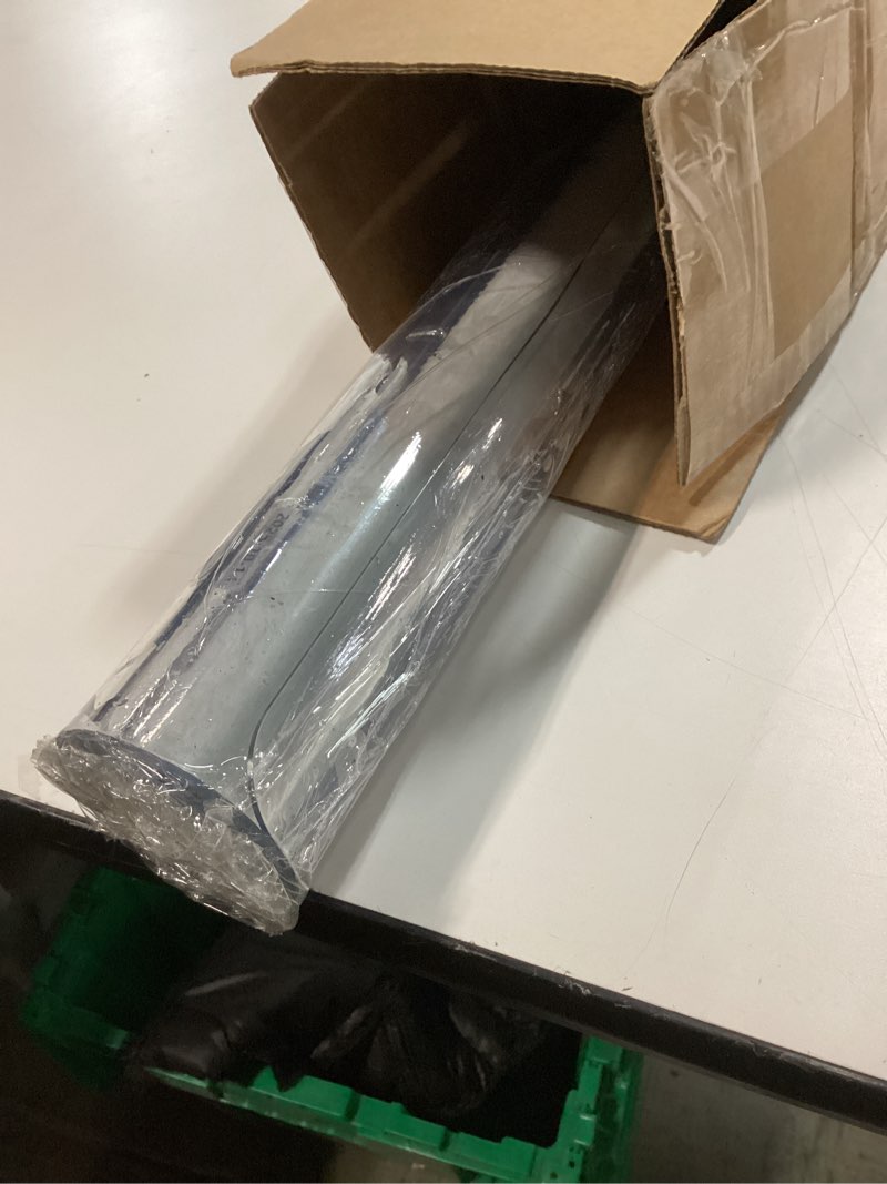 Condition photo showing Good Condition for Clear PVC Mat 3x4ft, 2mm Thick Soft Vinyl Mat for Countertop, Table or Hard Floor, Scratch-Resistant