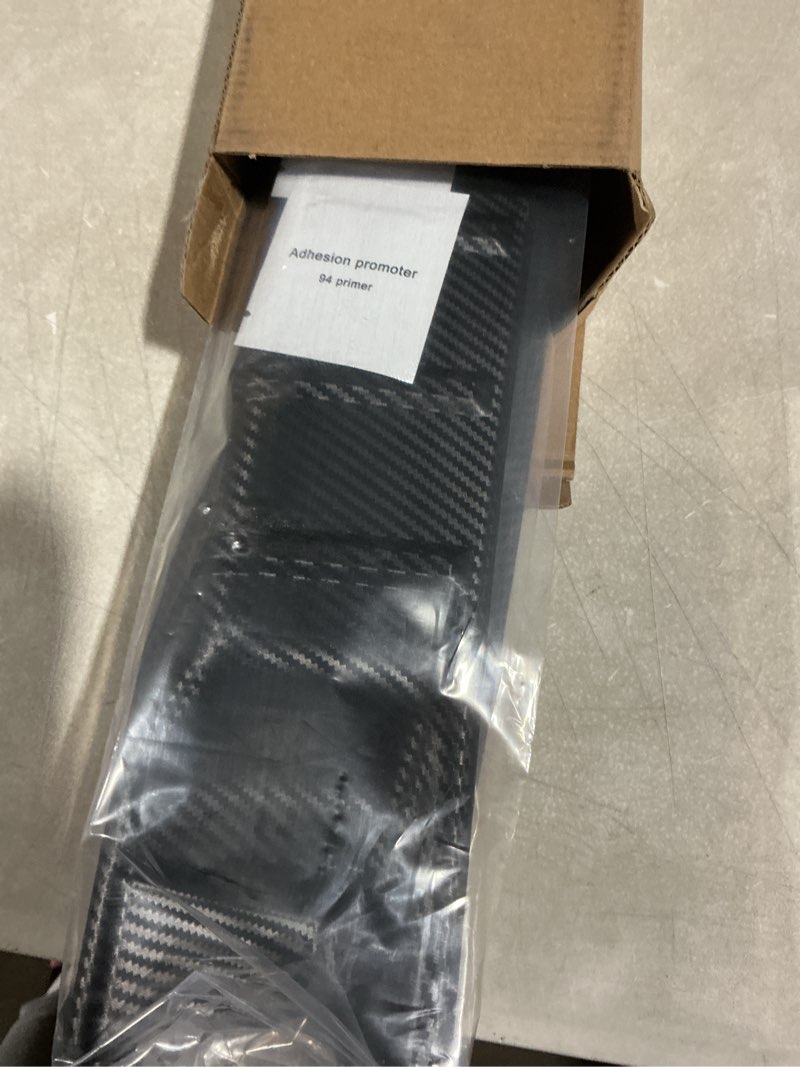 Condition photo showing Good Condition for Rear Trunk Bumper Protector for 2026 2025 2024 Grand Highlander Accessories, Trunk Door Sill Protector for Toyota Grand Highlander Accessories 2024 2025 2026, Carbon Fiber Pattern 2 PCs Carbon 2 PCs