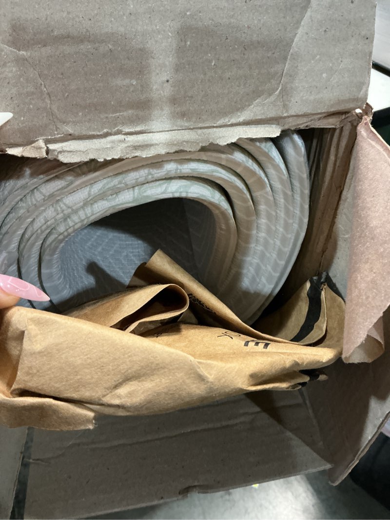 Condition photo showing New/Like New for Baby Care Play Mat (Large, Hygge - Twig & Maze) 82'' x 55'' Original One-Piece Reversible Rollable Waterproof Play Mat for Infants, Babies, Toddler, and Kids Hygge - Twig & Maze Large