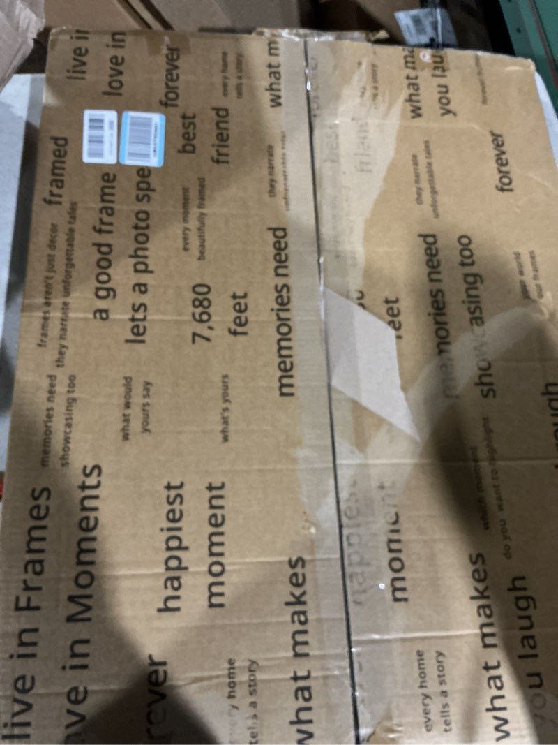 Condition photo showing Good Condition for (Similar to) HAUS AND HUES 16x20 White Picture Frame - Set of 1 16x20 White Frame 16x20, Wooden Picture Frames, White 16x20 Picture Frame White, 16x20 Inch Frame, White Photo Frame 16x20 (White Oak Frame)