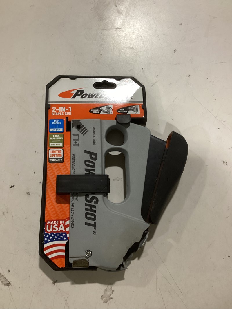 powershot 5700f5 brad, heavy duty, medium, manual staple gun