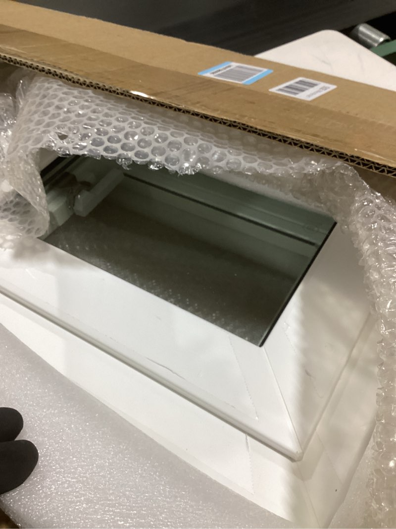 Condition photo showing Good Condition for noota vinyl basement window,32" x 14"(14"&16"&18"&20"), basement sliding window with double glazing,sliding windows with screen windows?white? 32"×14"inch