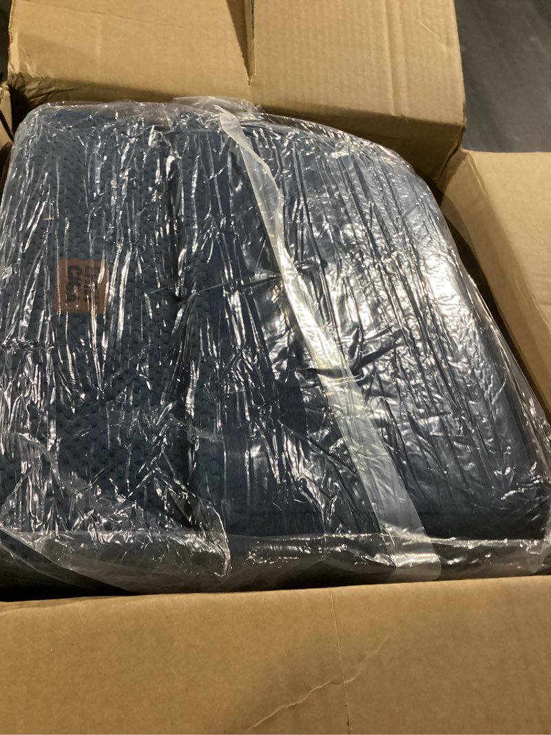 Condition photo showing Good Condition for EHEYCIGA Dog Stairs for High Bed 22.5" H, 5-Step Dog Steps for Bed, Pet Steps for Small Dogs and Cats, Non-Slip Balanced Pet Ramp Indoor, Navy Blue Navy 5 Standard 15.7" x 30" x 22.5"