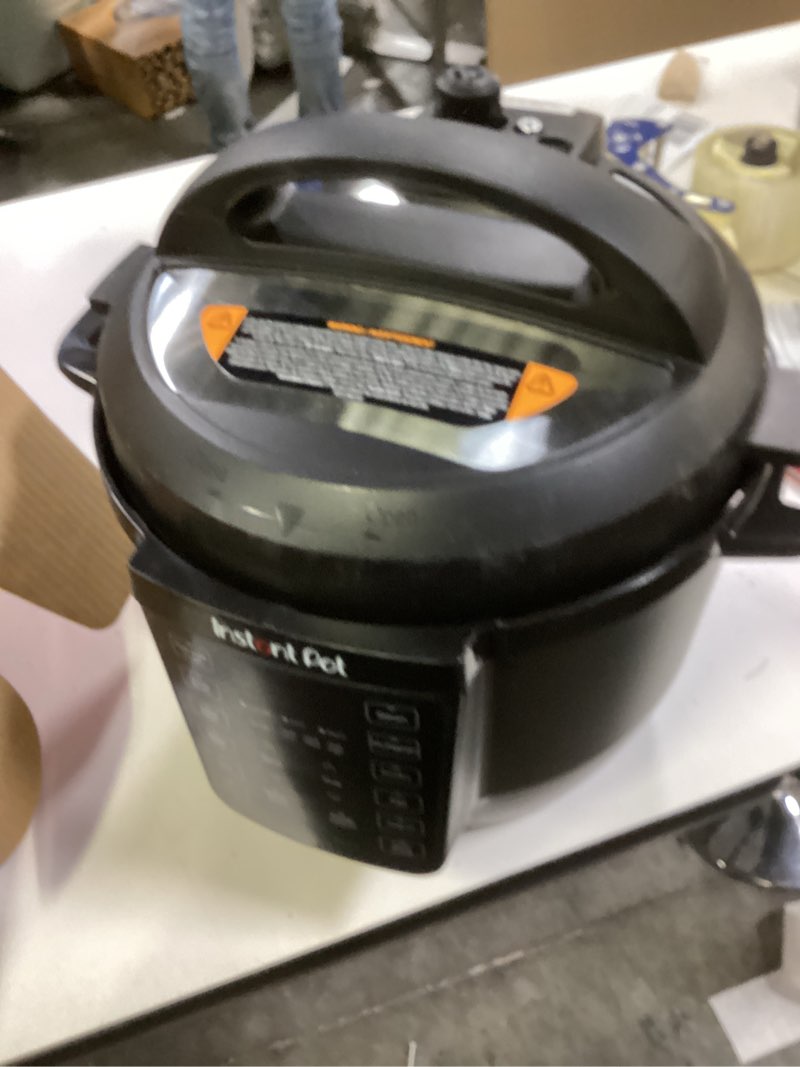 Condition photo showing Good Condition for Instant Pot 6QT RIO, 7-in-1 Electric Multi-Cooker, Pressure Cooker, Slow Cook, Rice, Steamer, Sauté, Yogurt & Warmer, Black, 6 Quarts
