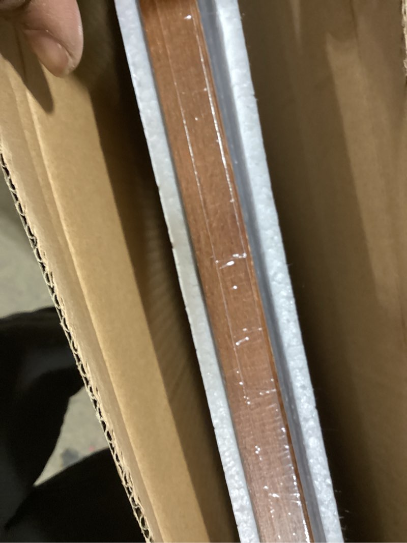 Condition photo showing New/Like New for A1 Picture Frame (23.4 x 33.1 inches), Solid Wood Walnut Wood Poster Frame-Horizontal and Vertical Wall Hanging for Home, Exhibition, Caffe(Walnut) Walnut A1 (23.4 x 33.1 inches)