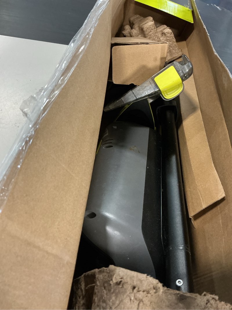 Condition photo showing As Is for shark vacmop cordless hard floor cleaner, vacuum and spray mop, powerful suction, lightweight, led headlights, includes 4 disposable pads, 12oz multi-surface cleaning solution, gray, vm252 gray - 4 pads