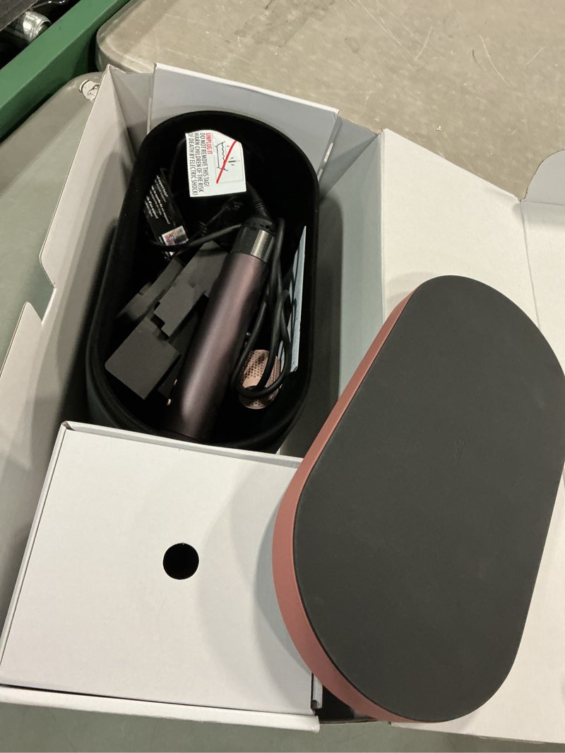 Condition photo showing As Is for Dyson Airwrap i. d. Multi-styler and Dryer Curly+Coily Ceramic Pink/Rose Gold
