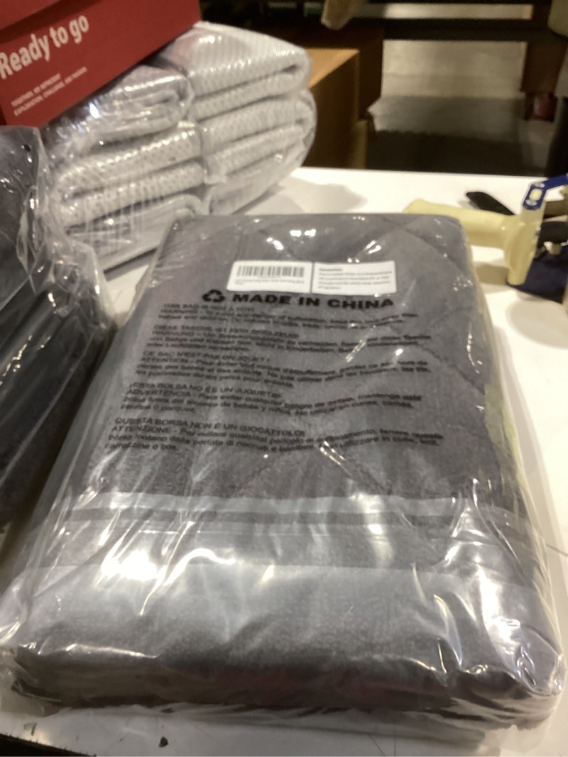 Condition photo showing New/Like New for JSEI Non-Slip Bathroom Rugs, Self Adhesive No Sliding Bath Rugs Set of 2, Machine Washable Absorbent Bath Mat Set for Tub Shower & Single Sink 20”x32”+20”x48”, Dark Grey, Diamond Pattern Dark Grey 20''x32''+20''x48''(Diamond Pattern)