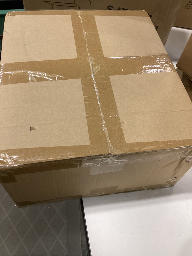 Condition photo showing New/Like New for Iron Forge Tools 6x6 Post Base for Concrete, 4 Pack 5.9" x 5.9", Brown Powder Coated Heavy Duty Steel Fence Post Anchors for Wood Deck, Fence, Porch, Railing or Pergola Brackets 4 Pack Brown