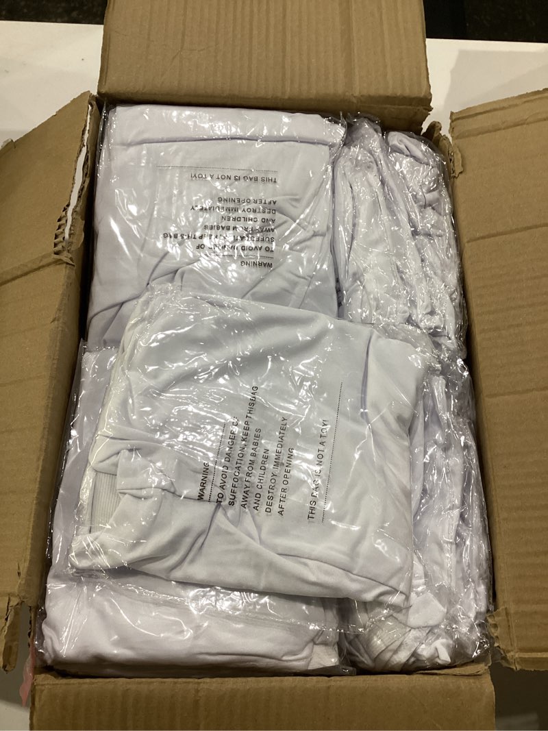 Condition photo showing New/Like New for peomeise stretch spandex folding chair cover for wedding party dining banquet event (white,25pcs) white 25pcs