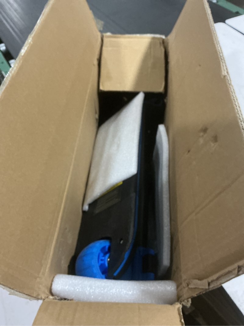 Condition photo showing As Is for gotrax ks3 pro folding kick scooter for kids, one key removable seat & 3 extra wide pu light-up wheels and anti-slip deck, adjustable height handlebar and lean-to-steer scooter for children aged 2-8 blue
