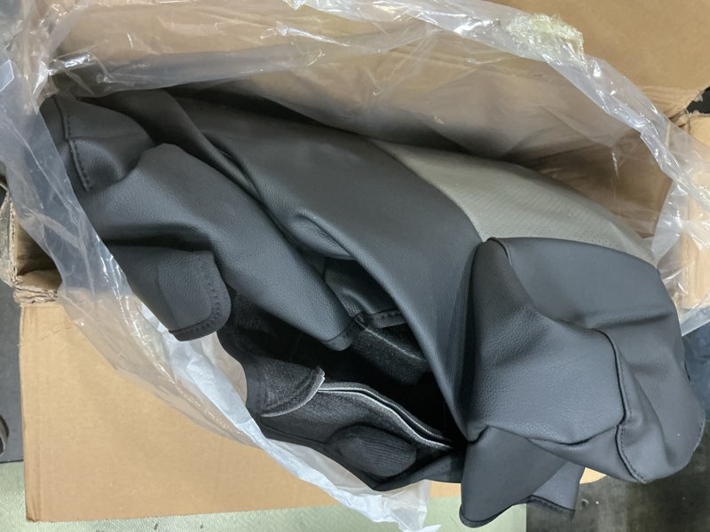 Condition photo showing Good Condition for aomsazto seat covers for nissan sentra: 2020 2021 2022 2023 2024 2025 s sv sr custom fit full set leather cushion car seats cover black&gray black&grey sentra 2020-2025 full set