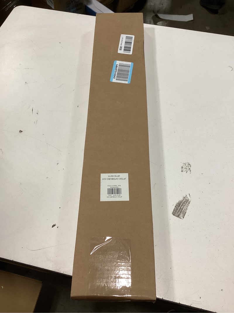 Condition photo showing New/Like New for LazBlinds No Tools No Drill Cordless Cellular Shades, Top Down Bottom Up (TDBU) Honeycomb Shades for Home, Blackout Light Blocking Thermal Insulation Blinds for Windows, 28" W x 64" H, White Blackout - White 28" W x 64" H