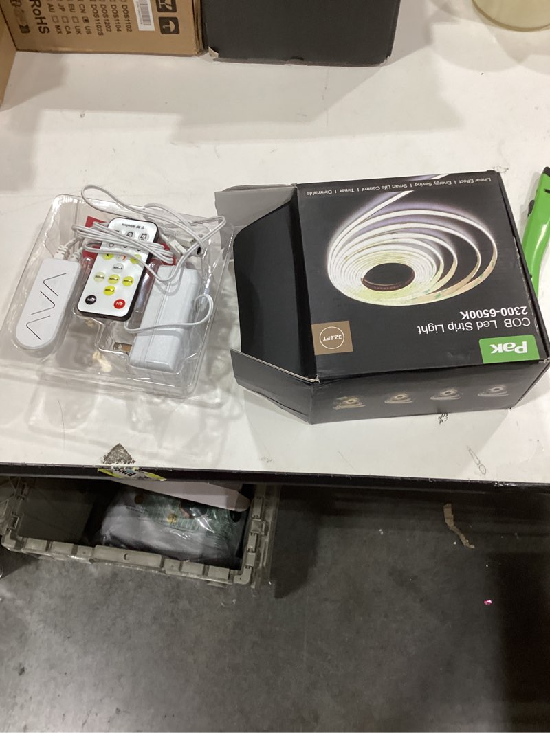 Condition photo showing New/Like New for COB LED Strip Lights 32.8ft, Dimmable White CCT Tunable 2300K-6500K, DC 24V High Lumen Cuttable LED Tape Light, 6080 LED 48W CRI 90, APP Remote Control, Music Mode, For Home DIY, Living Room, Bedroom 32.8FT(Tunable White)