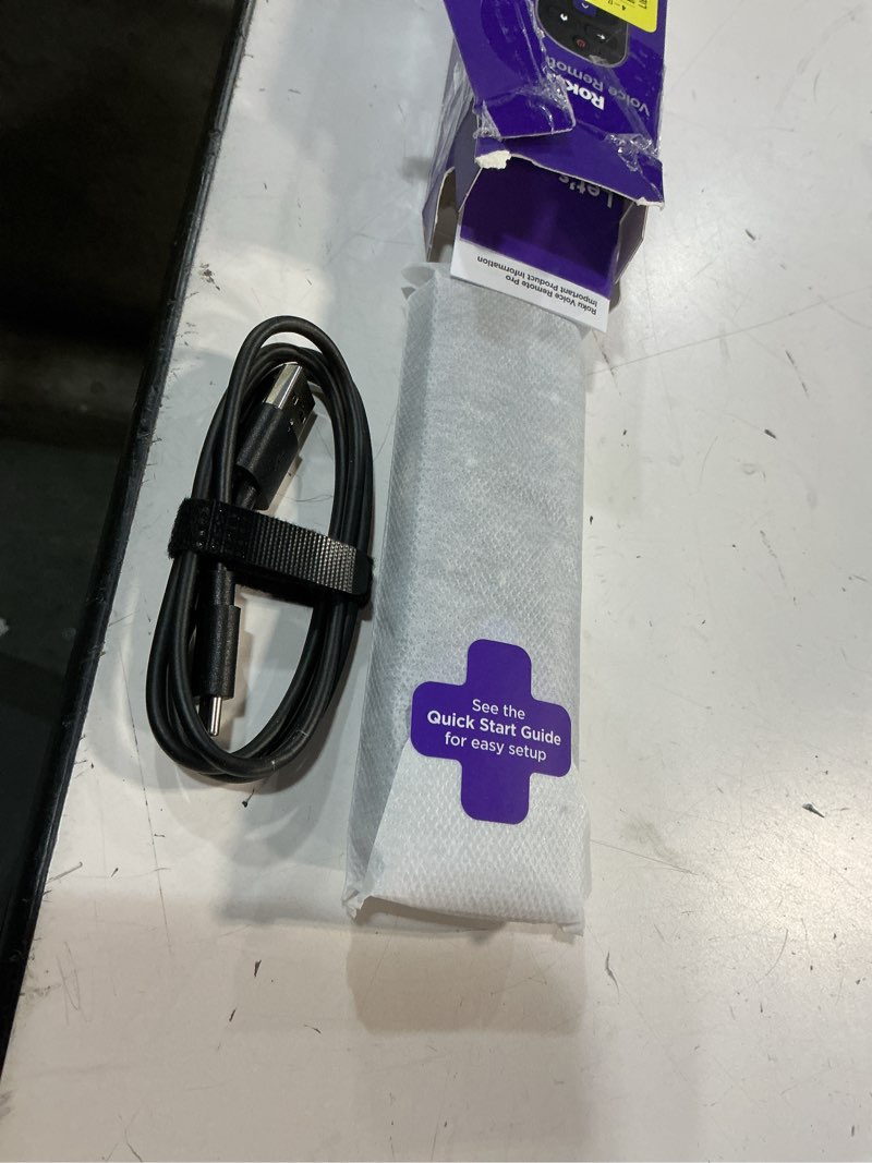 Condition photo showing Good Condition for roku voice remote pro (2nd ed.) - rechargeable tv remote control with hands-free voice controls  backlit buttons  & lost remote finder - replacement remote compatible with all roku tv  players  audio
