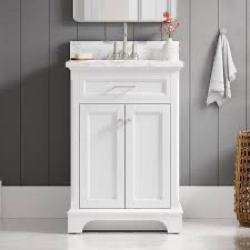 allen roth 24-in vanity with top