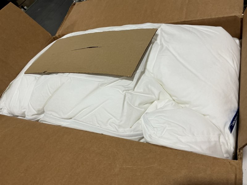 Condition photo showing Good Condition for casper sleep original pillow, standard size – medium soft feel, down-alternative fill, supports side, back & stomach sleepers, neck pain relief, machine washable standard single pack