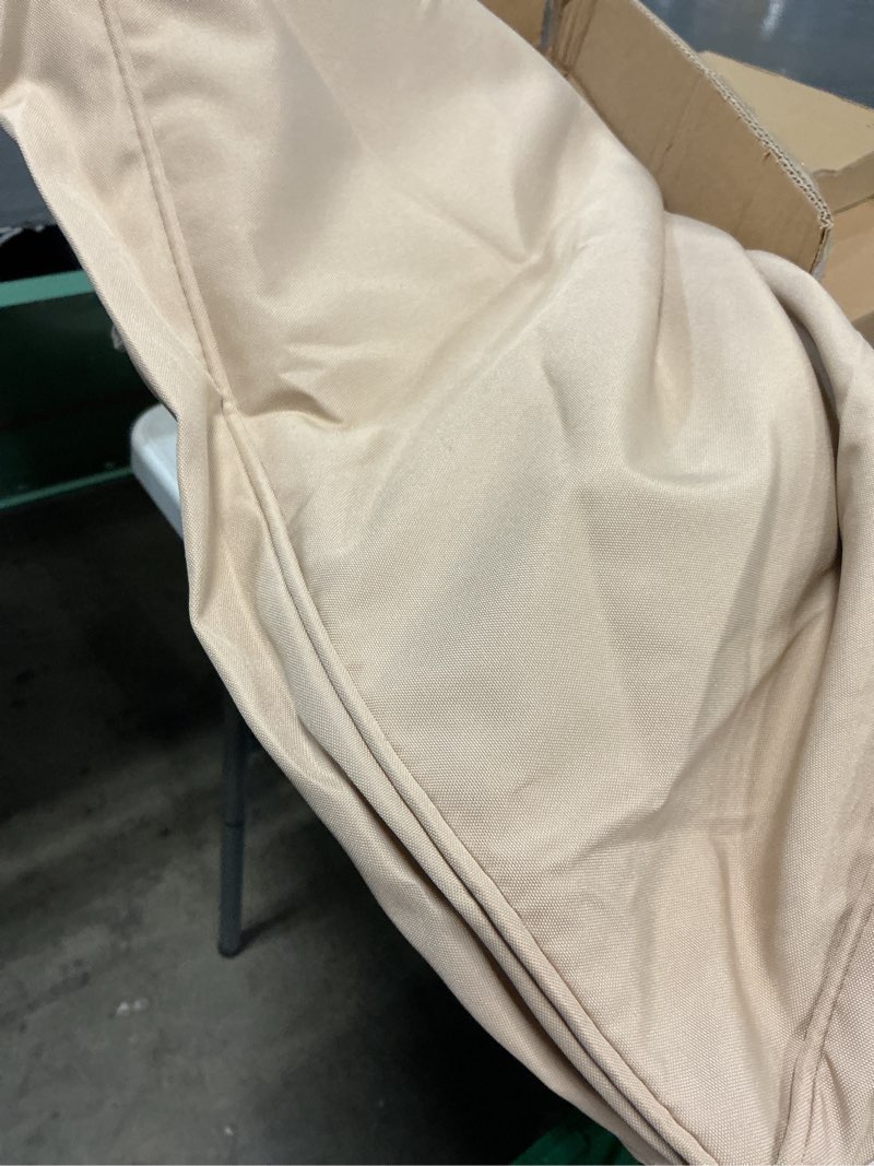 Condition photo showing Good Condition for 9 pcs outdoor patio cushions covers replacement waterproof with zipper for 5 pcs patio furniture set, covers only cream courtyard 9-piece covers replacement set (9-piece)