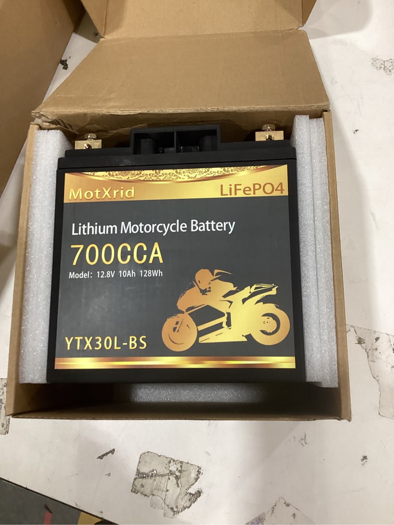 Lithium motorcycle battery