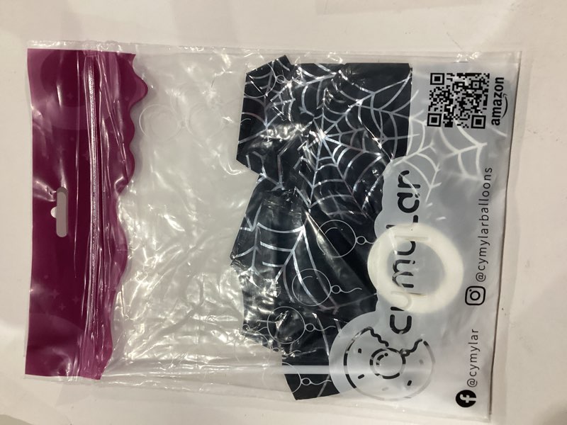 Condition photo showing New/Like New for Halloween Boo Balloons/Black White Spider Web boo Balloon Letters Sign/Boo You Whero Balloon/Happy Halloween Spooky Scary Theme Party Foil Balloons Decor For Trick Or Treat Party Decorations Supplies