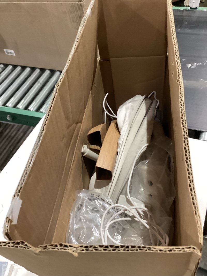 Condition photo showing As Is for Jool Baby Nova Nature Baby Swing for Newborns with Natural Wood Toys, Electric Motorized Infant Swing, Bluetooth Music, Remote (Oatmeal)