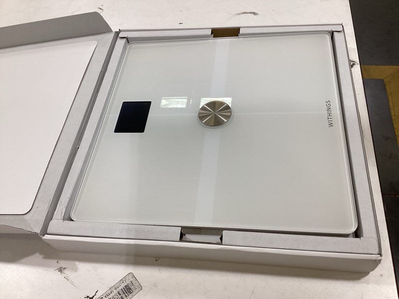 Condition photo showing Good Condition for withings body smart - accurate scale for body weight and fat percentage, body composition wi-fi and bluetooth weight scale, baby weight scale, smart scale apple health compatible, bathroom scale white body smart