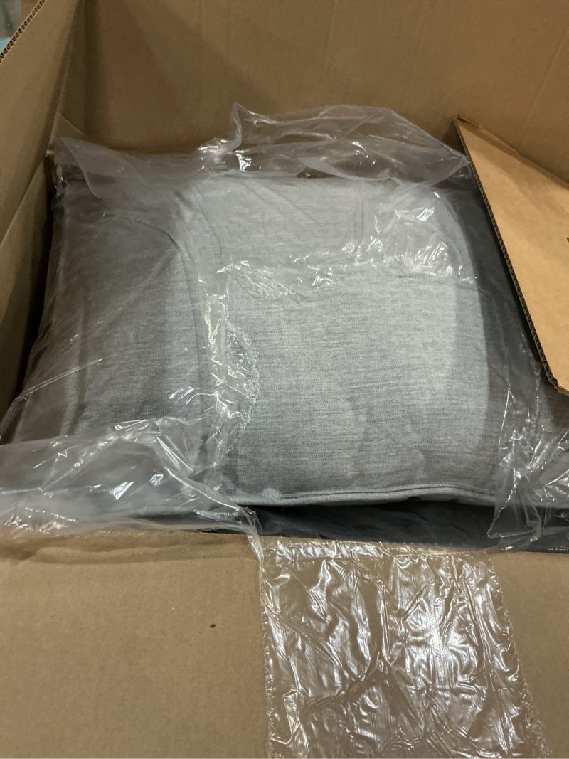 Condition photo showing Good Condition for sorra home sunbrella deep seating cushion set - outdoor chair pad & back pillow, water & fade resistant for patio furniture with plush foam - canvas granite (23" x 25" x 5") canvas granite 23 in x 25 in x 5 in
