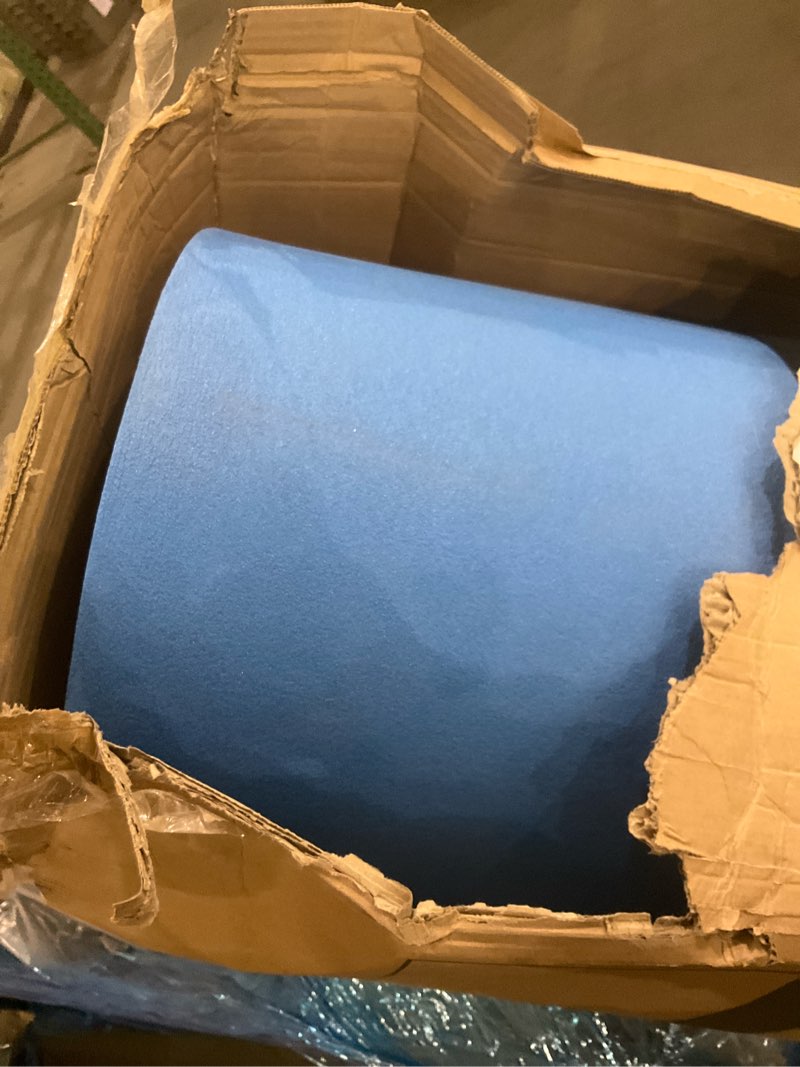 Condition photo showing As Is for WARMOUNTS Lily Pad Floating Mat, 7/8/9/13/15.5 FT Floating Mat, 3-Layer Tear-Resistant XPE Foam Floating Water Mat with 16.4' Elastic Bungee Tethers for Lake, Pool, River, Ocean, Boat, Beach Blue 9 x 6 FT