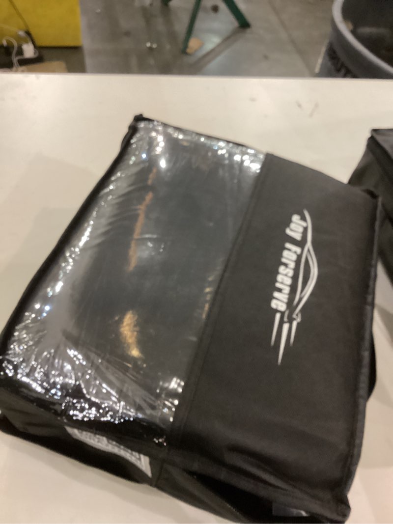 Condition photo showing New/Like New for Front Car Seat Covers for Toyota,Leather Waterproof Seat Protector Custom Fit Toyota Tacoma Rav4 Corolla Camry Tundra Venza Corolla Cross,2 Pack,Black black front seat cover