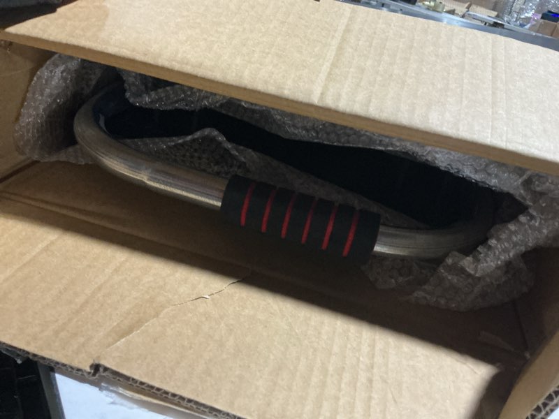 Condition photo showing Good Condition for Push Cart Dolly - Lightweight Foldable Flatbed Platform Cart with 360 - Degree Rotating Wheels for Moving in Food Truck and Trailer, 165 lbs Load Capacity, Black Black 165 lbs