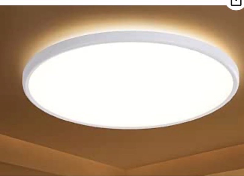 taloya flush mount ceiling light with remote,3000k-6500k adjustable,2000k nightlight,18 inch, led lo