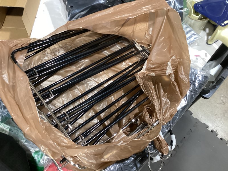 Condition photo showing Good Condition for Similar product Pants Hangers 3 Pieces,5 Tier Closet Organizers and Storage Clothes Hanger,Hangers Space Saving with Swing Arm,Multiple Metal Hanger Clothes Organization for Pants Trousers Jeans Leggings Slacks