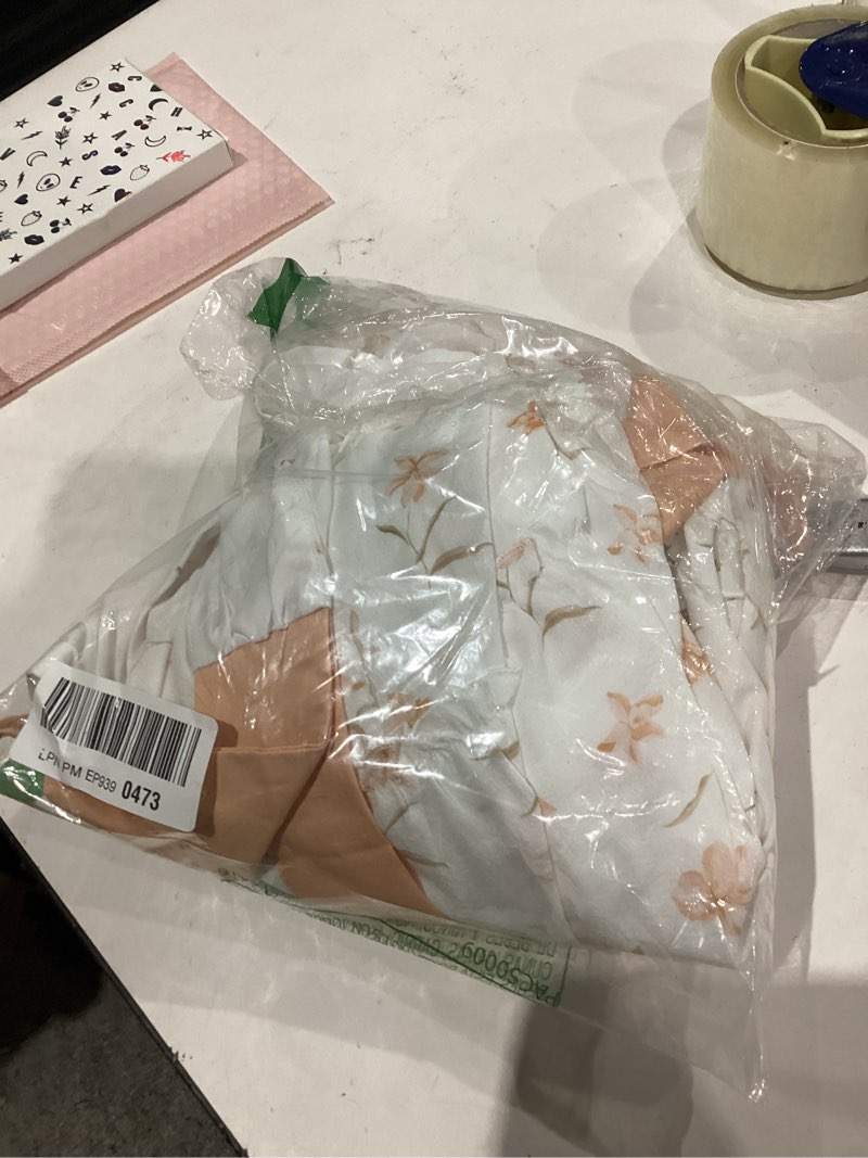 Condition photo showing New/Like New for Wenrine Womens Summer Floral Maxi Dress Casual Self Tie Sleeveless V Neck Smocked Boho Tiered Beach Sundresses Pink Small