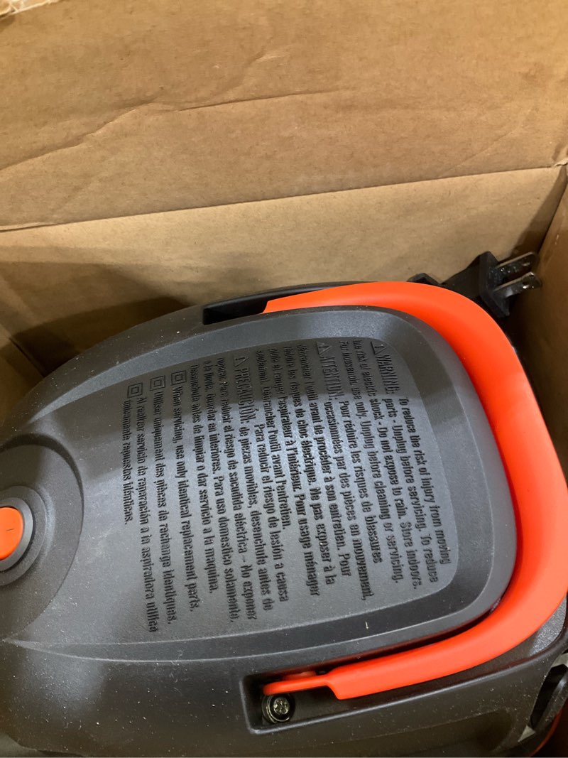 Condition photo showing Good Condition for Armor All® AA155 1.5-Gallon 2 Peak HP Portable Wet/Dry Vacuum, Orange 1.5 Gal Vac