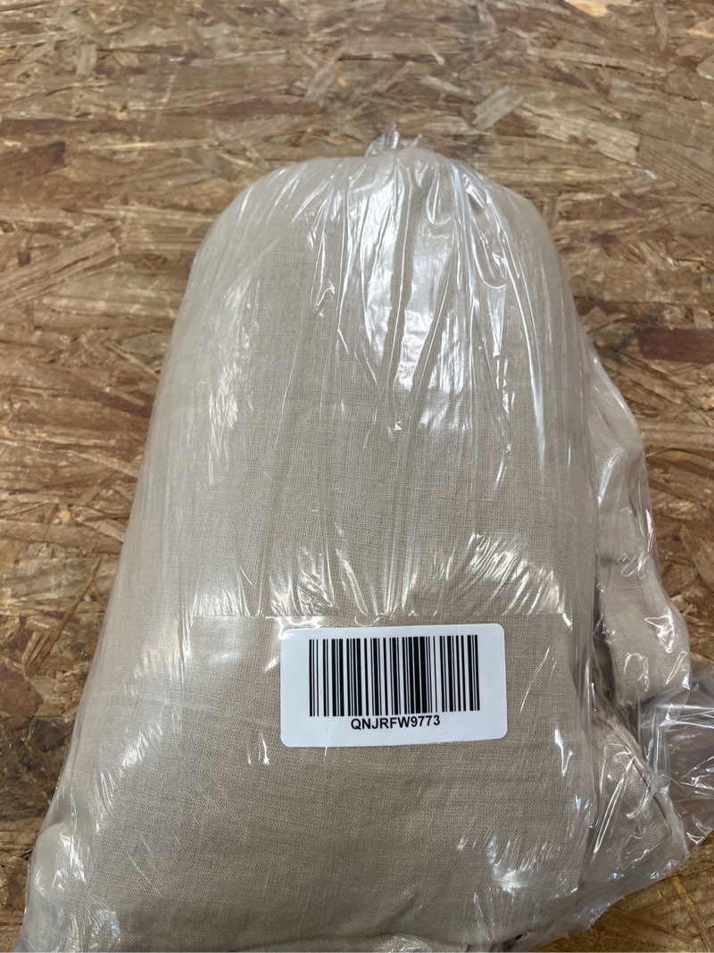 Condition photo showing Good Condition for european linen duvet cover, full/queen, toffee