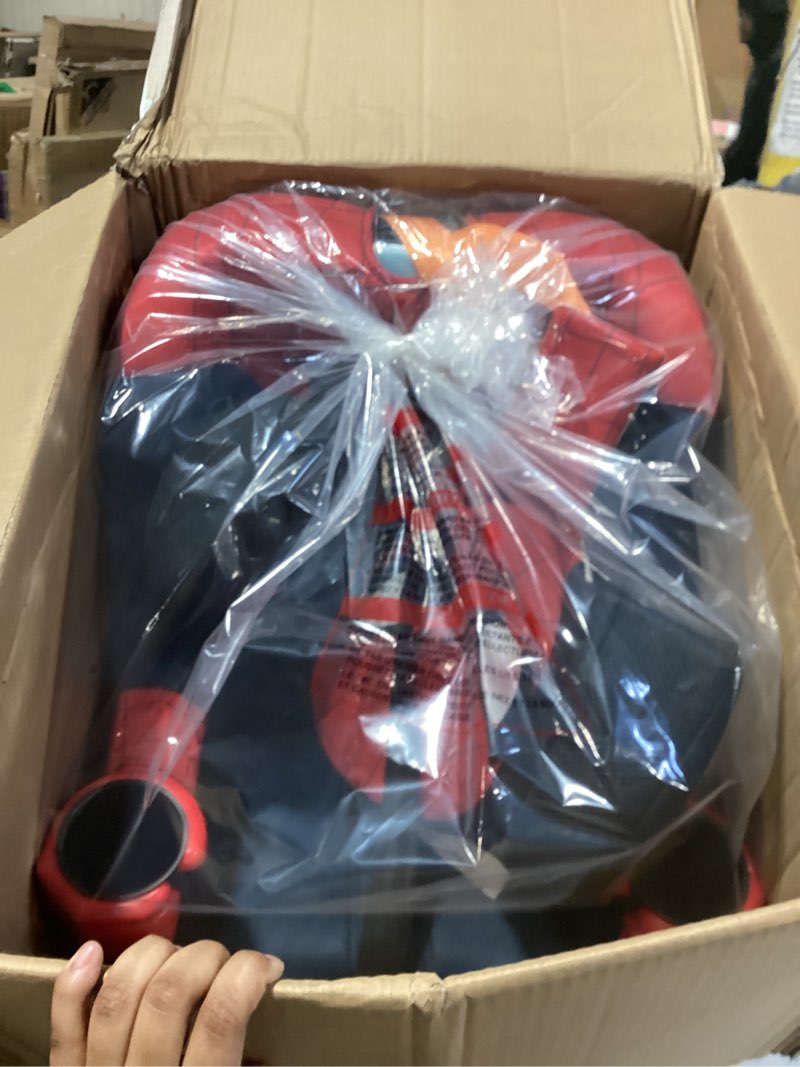 Condition photo showing New/Like New for KidsEmbrace 2-in-1 Car Seat | Forward-Facing Harness (26.5–65 lbs) & Booster Mode (40–100 lbs) | Latch | Premium Fit with Multi-Position Headrest, Harness & Recline - Marvel Spider-Man