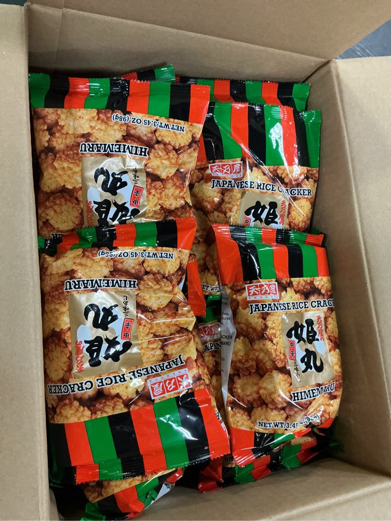 Condition photo showing New/Like New for (best before:26/06/30) amanoya japanese rice cracker, 3.45 ounce (pack of 20)