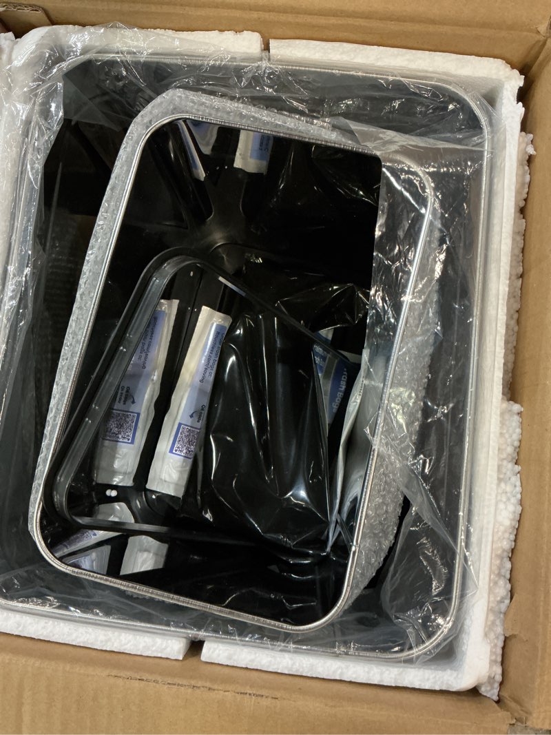 Condition photo showing Good Condition for itouchless 13 gallon and 2.5 gallon automatic touchless sensor kitchen cans with odor control system, stainless steel, includes 10 premium bags, cdzt02bg10