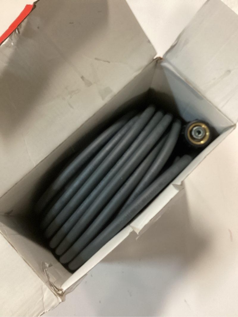 YAMATIC Super Flexible Pressure Washer Hose 50FT X 1/4", Kink Resistant 3200 PSI Heavy Duty Power Washer Extension Replacement Hose With M22-14mm x 3/8" Quick Connect Kit For Gas & Electric, Grey Gray 50FT