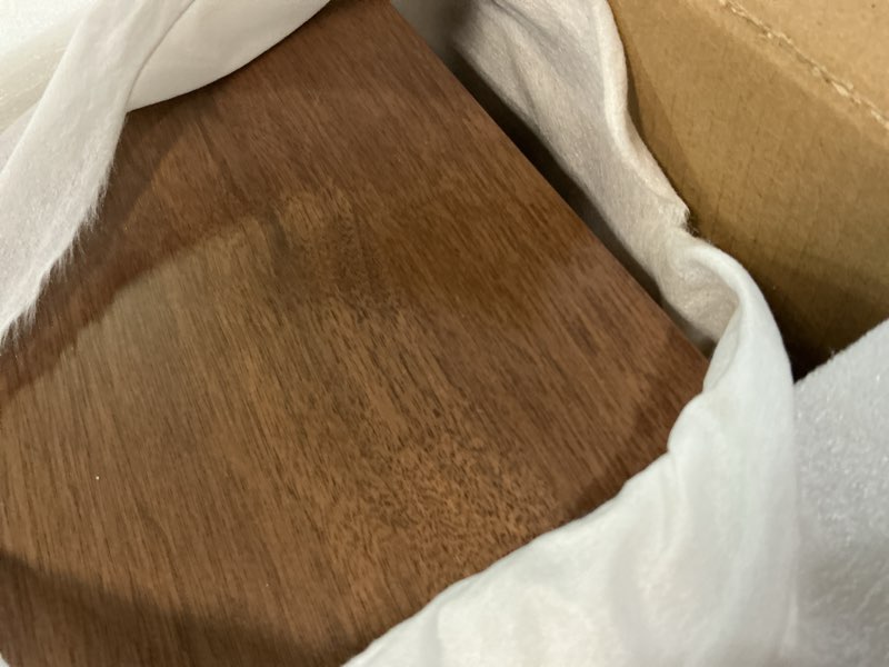 Condition photo showing Good Condition for black walnut wooden jewelry box, wood jewelry organizer with 2 side doors mirror lockable classical style for watch necklace ring earring storage valentines day gifts for her-5 layer 5 layer(full lock)