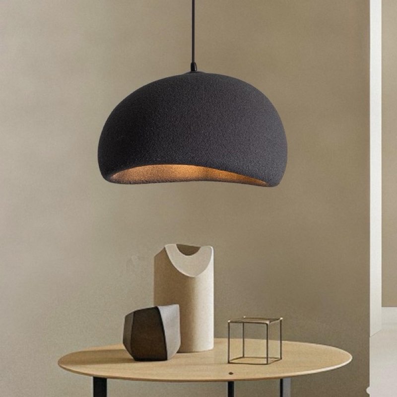 Jughtbo 11.8 Inch Black Wabi Sabi Pendant Light 