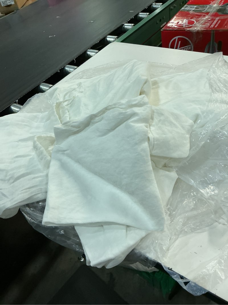 Condition photo showing Good Condition for european linen sheet set, king, white